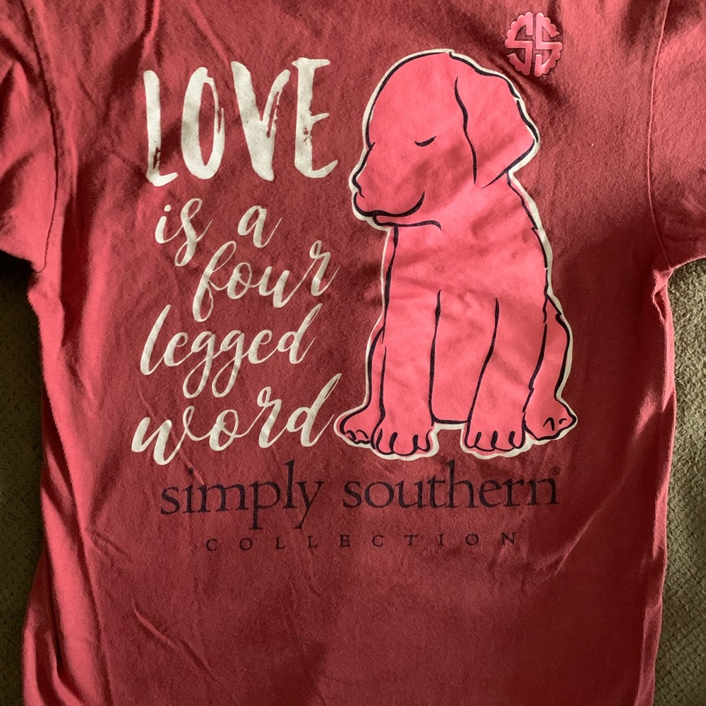 Simply southern dog t-shirt